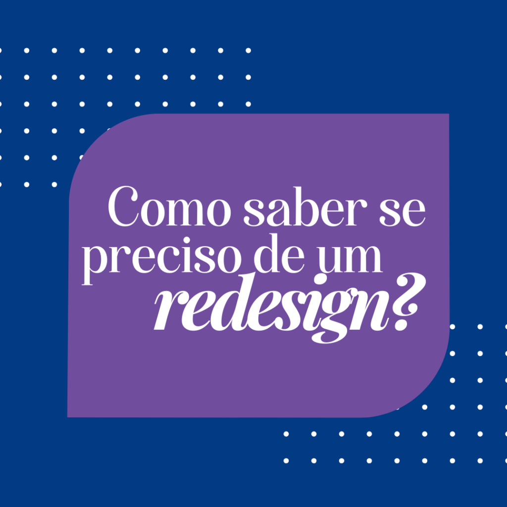 preciso de um redesign